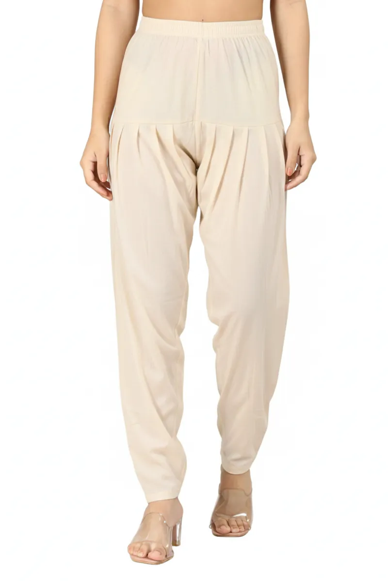 Cotton Solid Patiala Pant for Women CLW00526SKIL