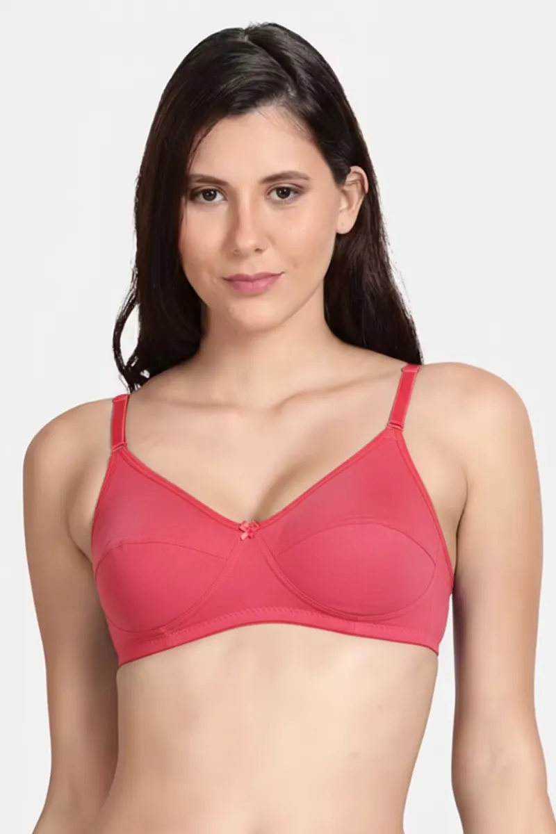 Poomex Cotton Non Padded Bra for Women CLW00614DEPI38B