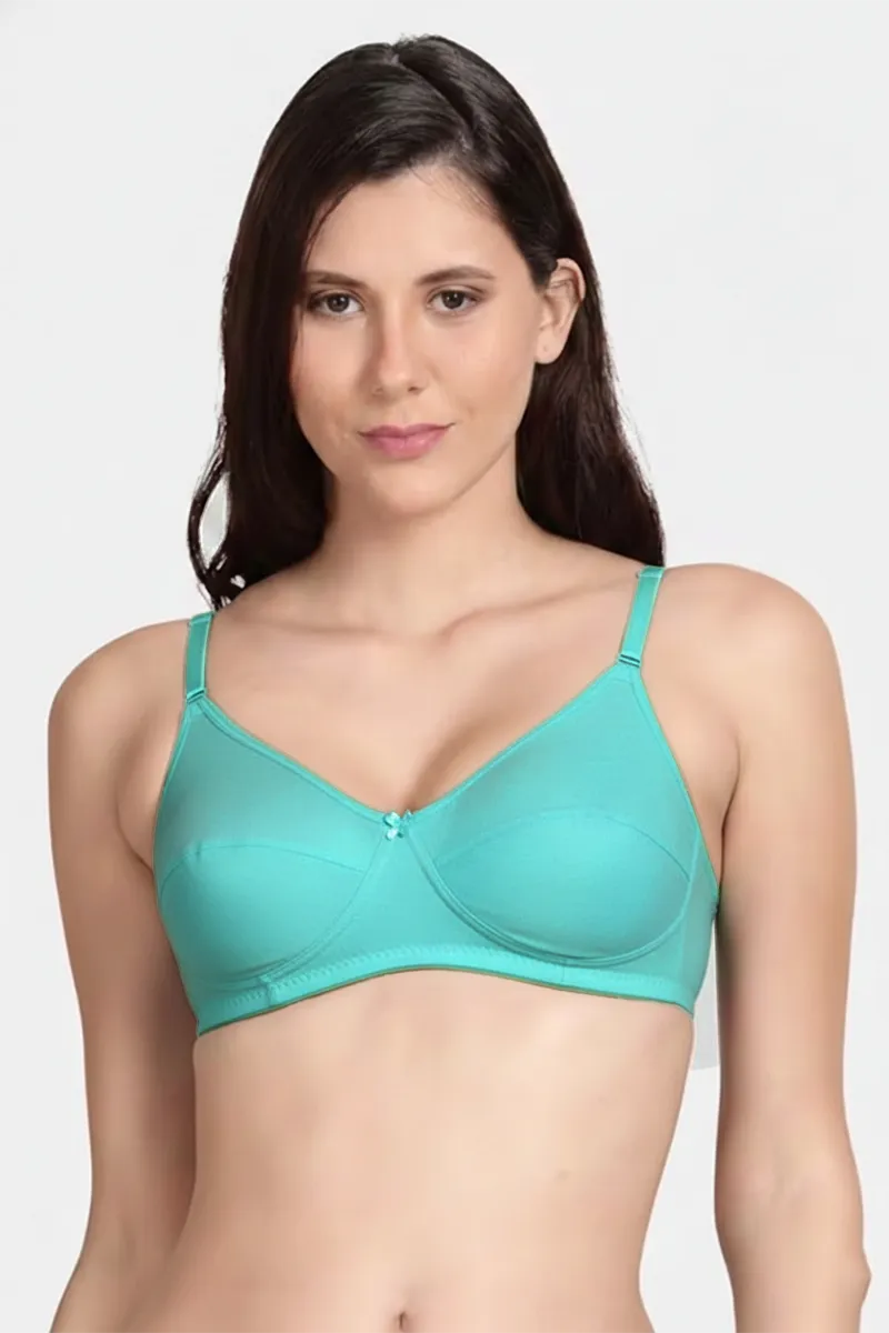 Cotton Non Padded Bra for Women CLW00615GRE85