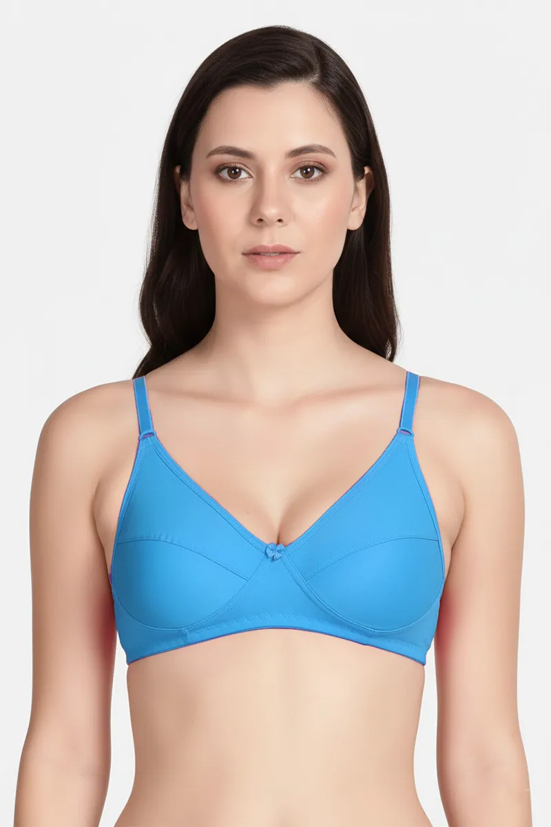 Cotton Non Padded Bra for Women CLW00615SBL90