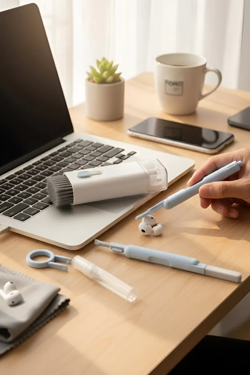 7 in 1 Electronic Cleaner Cleaning Kit for Monitor Keyboard, AirPods (Blue)