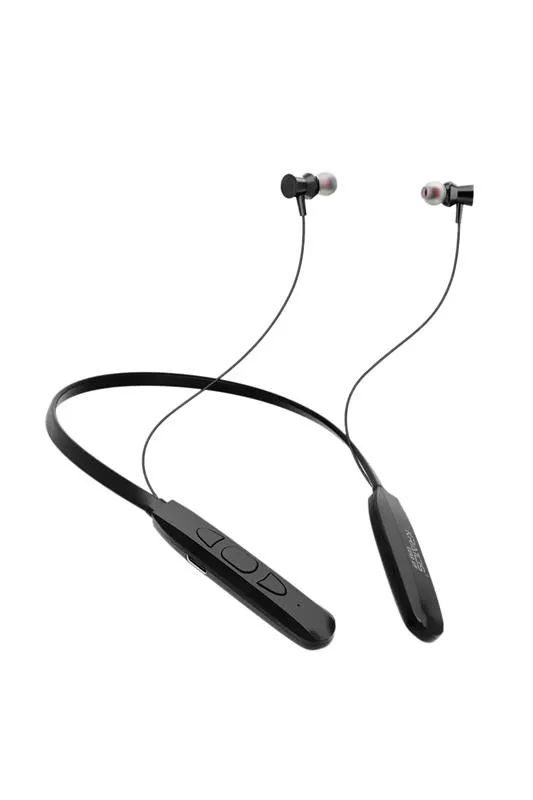 Kratos Impulse Pro Wireless Bluetooth In Ear Neckband with 10 Hrs Playtime, Fast Charging, HD True Sound (Black)