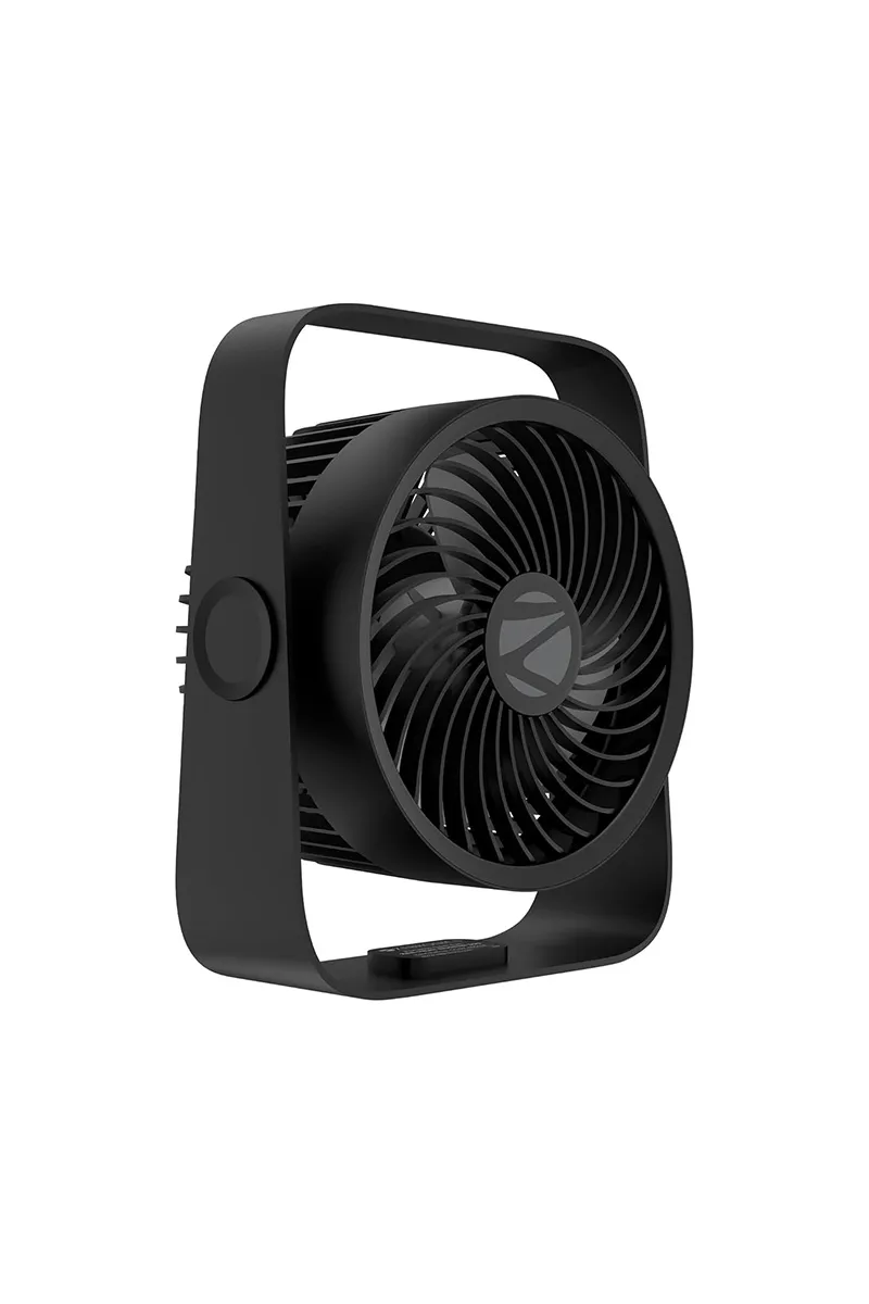 Zebronics Heat Buster 300 Portable Desk Fan with Upto 13 Hrs Backup, 360° Rotatable,  Speed + 1 Breeze Mode (Black)