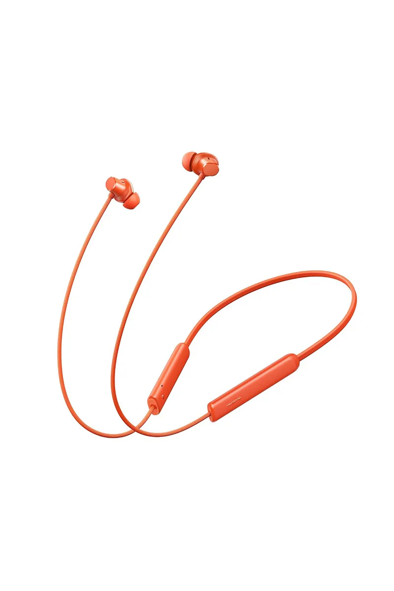 realme Buds Wireless 5 Lite In Ear Neckband with 35 Hrs Playback, Low Latency, IP55, Water Resistant (Cyber Orange)
