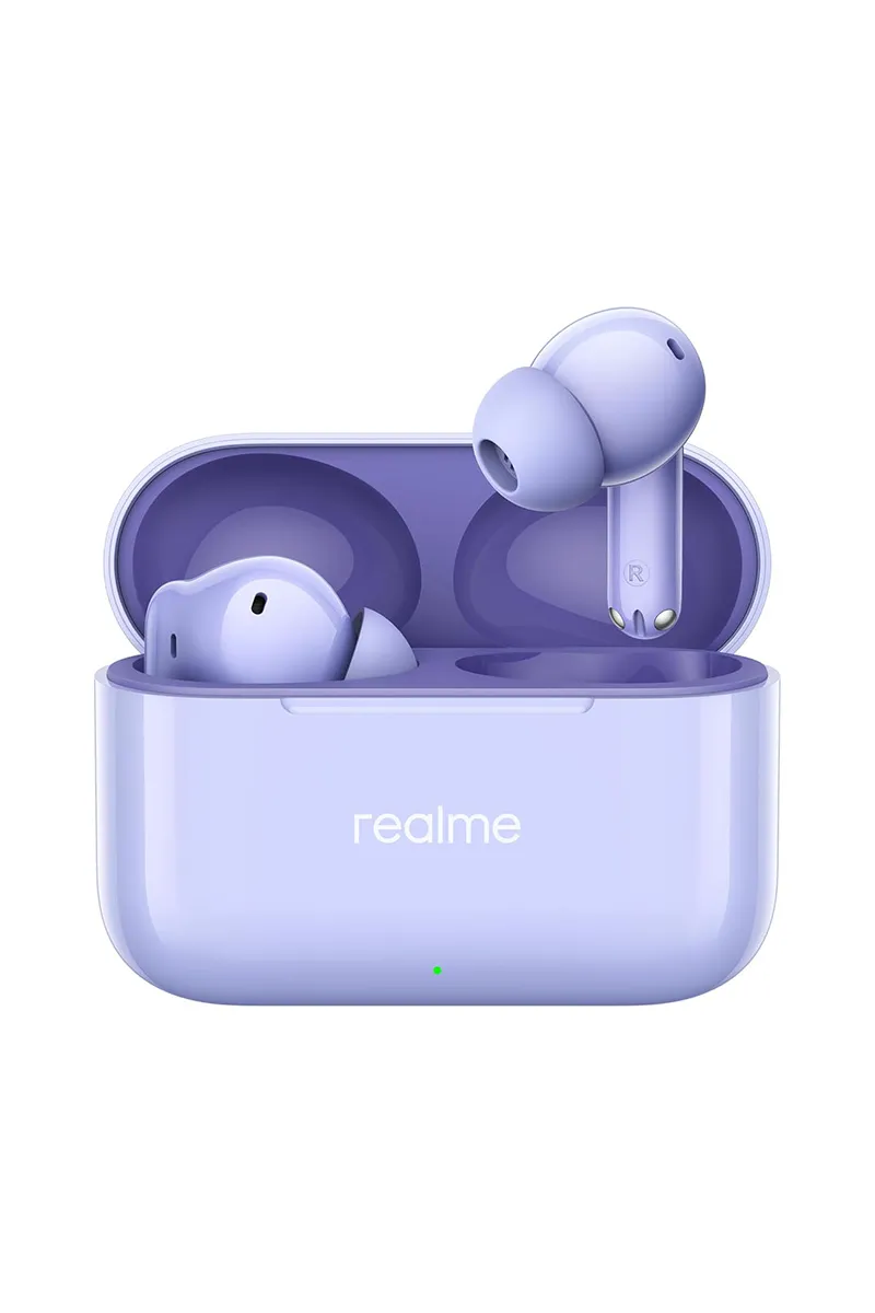 realme Buds T200 In Ear TWS Earbuds with 32 dB ANC, 50 Hrs Playback, Hi-Res Audio, 45ms Latency, IP55 (Dreamy Purple)