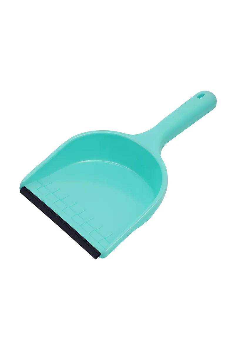 Plastic Dust Pan, Green - 34 Cm