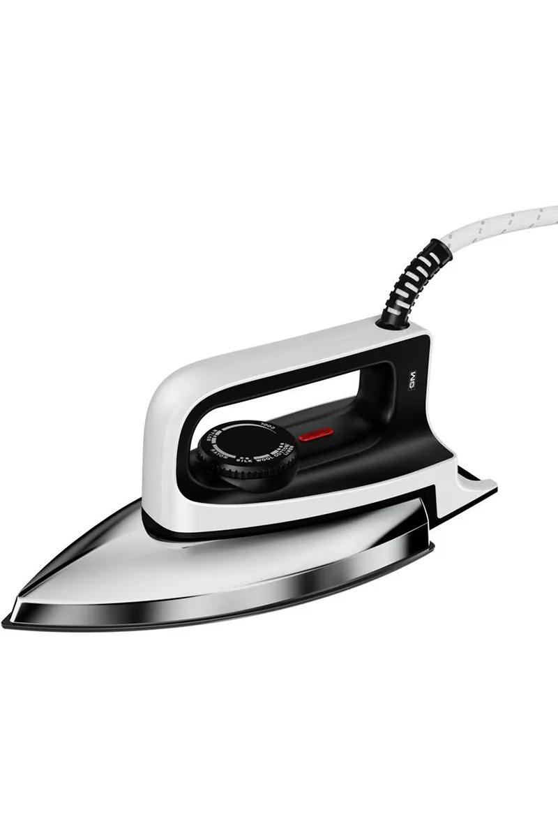 GM Alpha 1000 W Dry Iron Box (White)