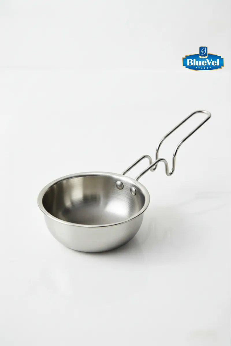 Bluevel SSE Triply Tadka Pan, 370 ML - 11 Cm - HK000156TDPAN370ML1 370 ML