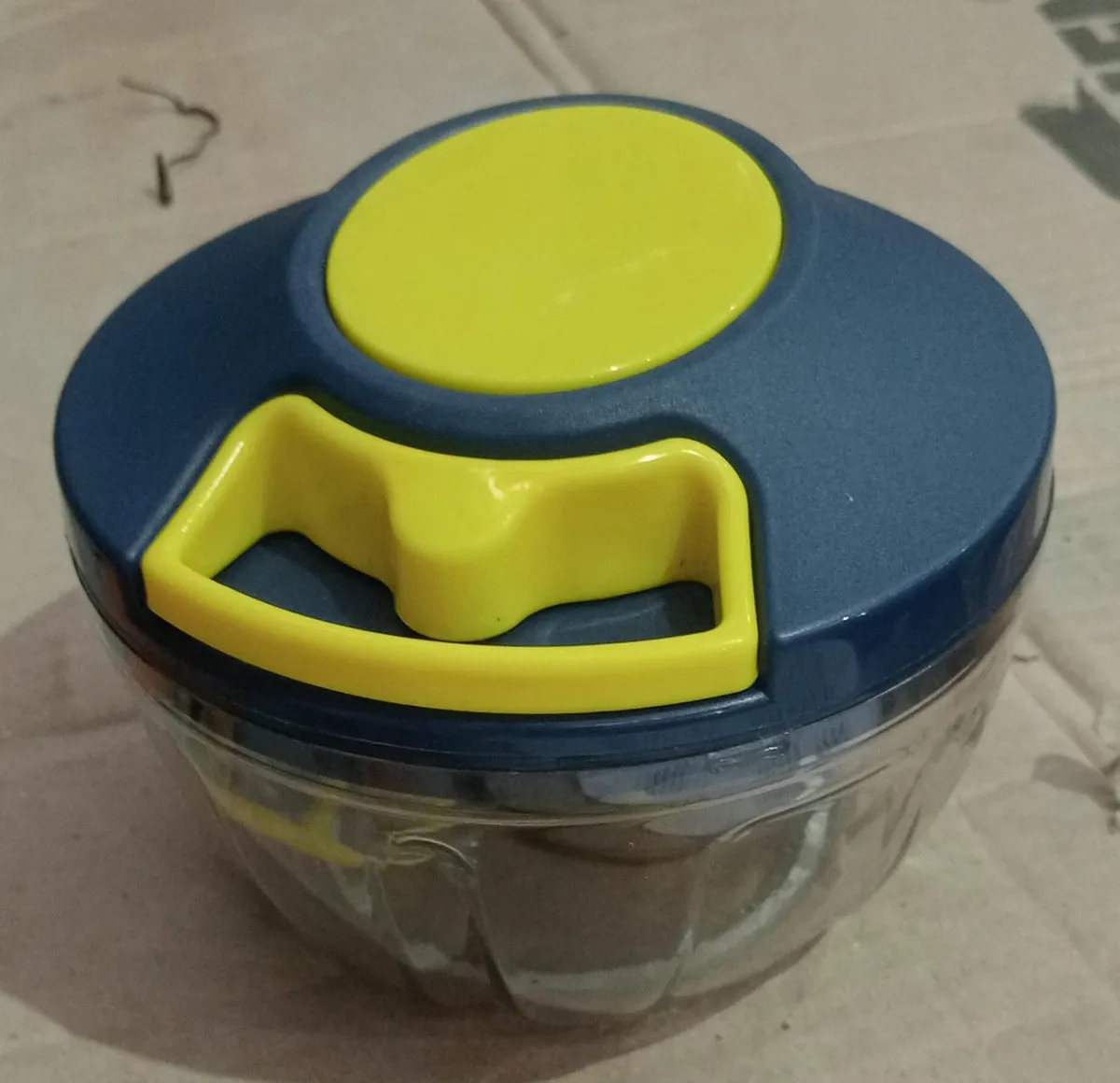 Plastic & Stainless Steel Speedy Chopper, Blue - 450 ML