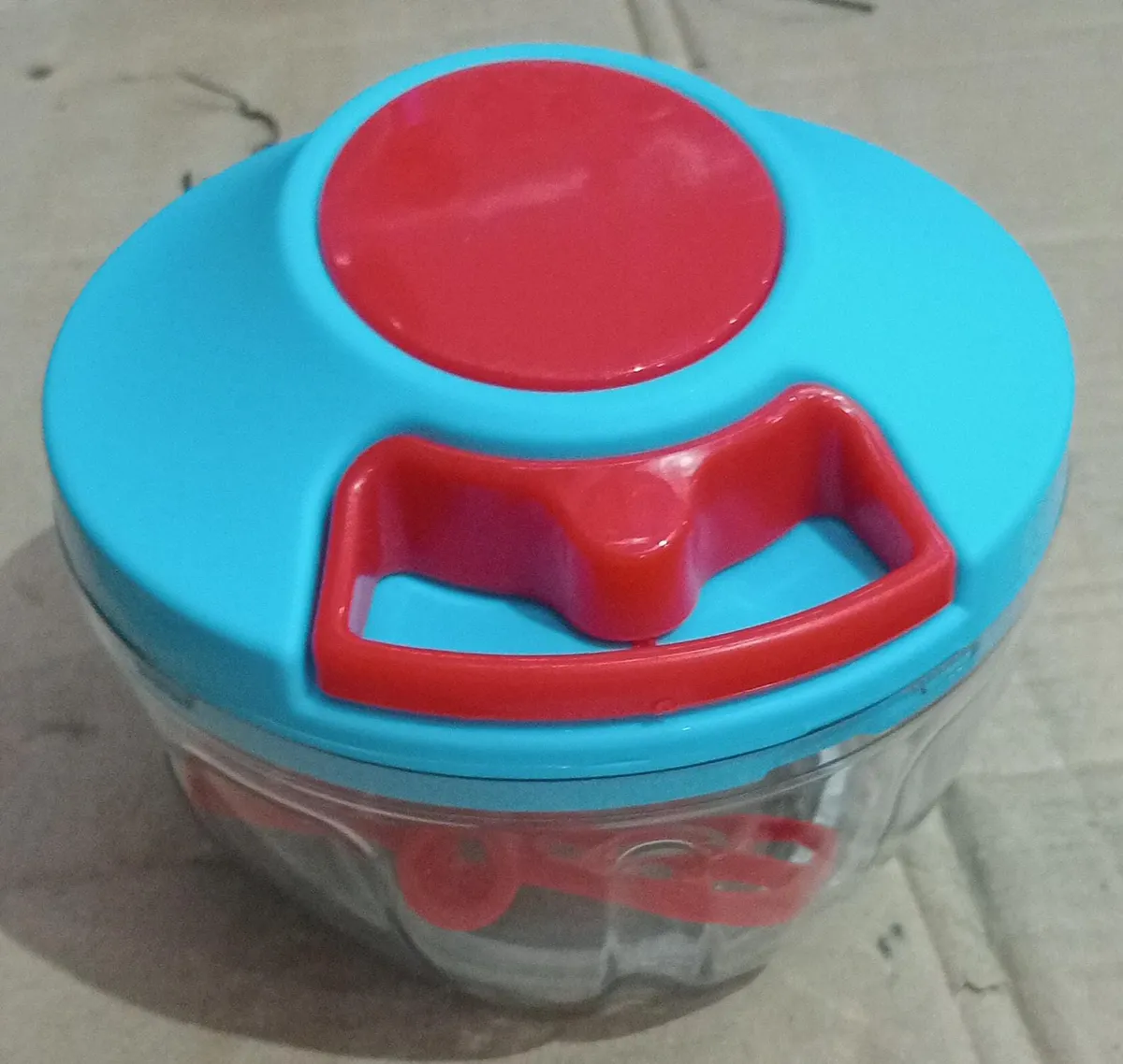Plastic & Stainless Steel Speedy Chopper, Sky Blue - 450 ML