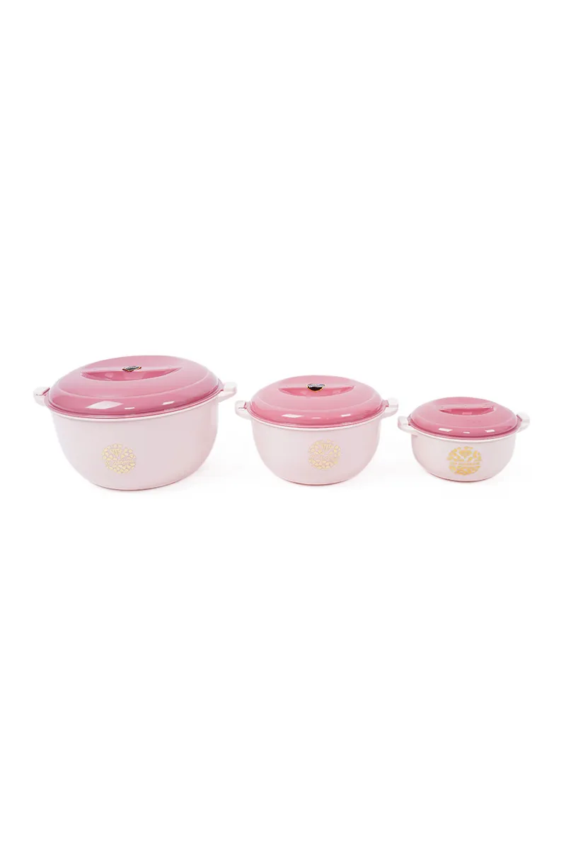 Tasty Bites Set Colour - Casserole - Small - 500ml -  medium - 1000ml - Large - 2000ml HK000347CSRPIN