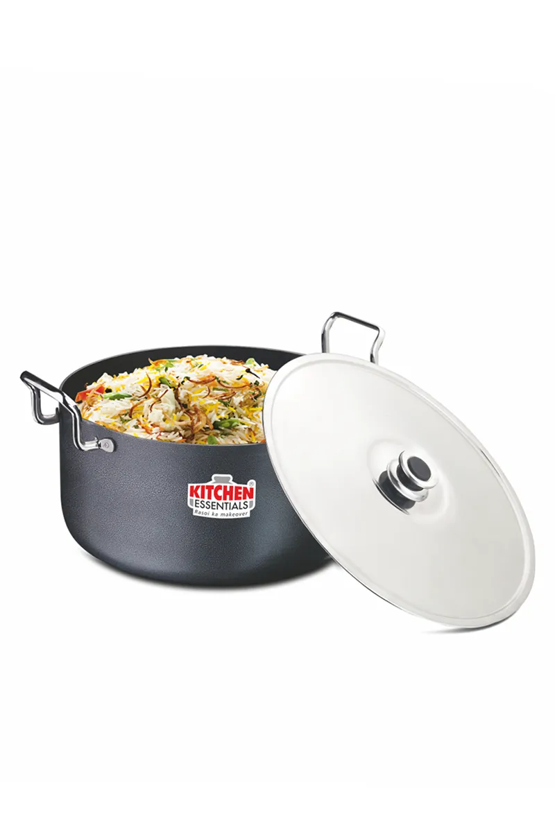 Kitchen Essential Non-Stick Briyani Pot with Lid - 4.5 Ltr