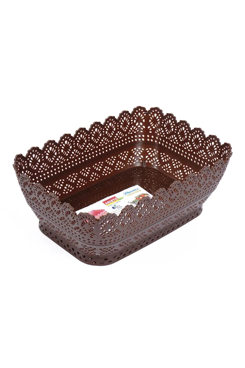 Aristo Plastic Basket 22 Cm - Brown HK000693BASBRO