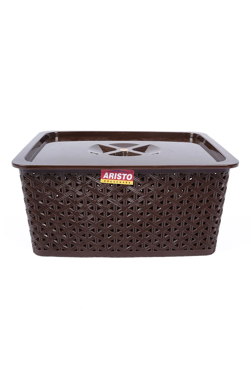 Aristo Plastic Basket 31 Cm - Brown HK000697BASBRO