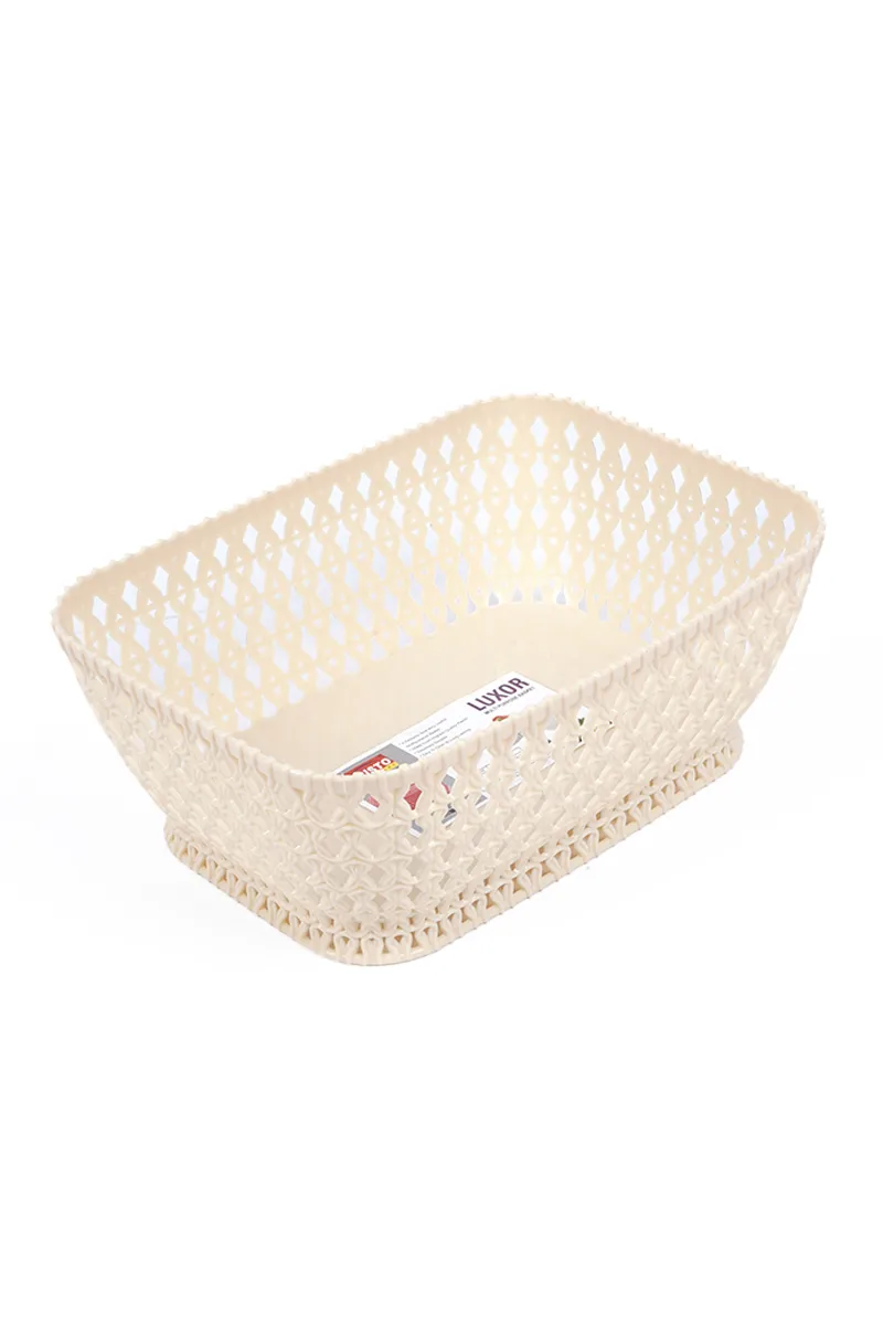 Aristo Plastic Basket 24 Cm - Cream HK000700BASCRE