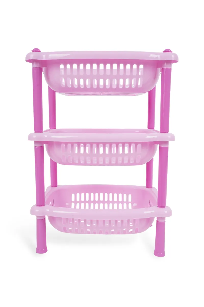 Container Joyful Oval - 3 Rack  - Pink HK000737RACKPIN
