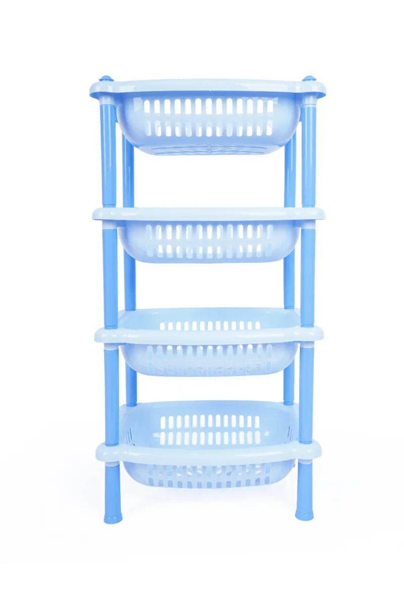 Container Joyful Oval - 4 Rack  - Blue HK000738RACKBLU