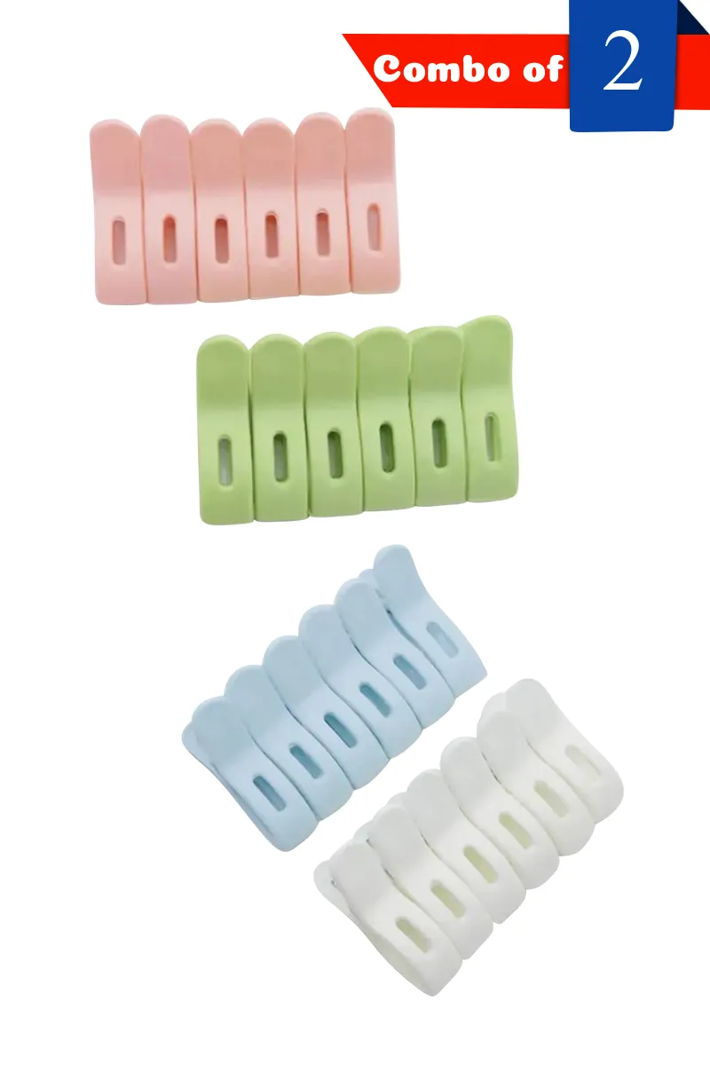 Plastic Cloth Hanging Clips - Combo of 2 HKCOMBO00066