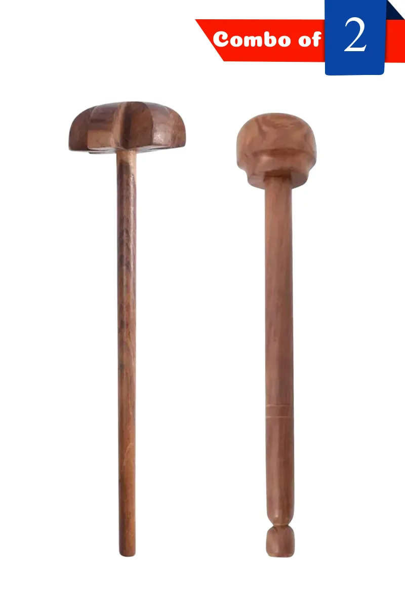 Kalki Wooden Masher - Combo of 2 HKCOMBO00071