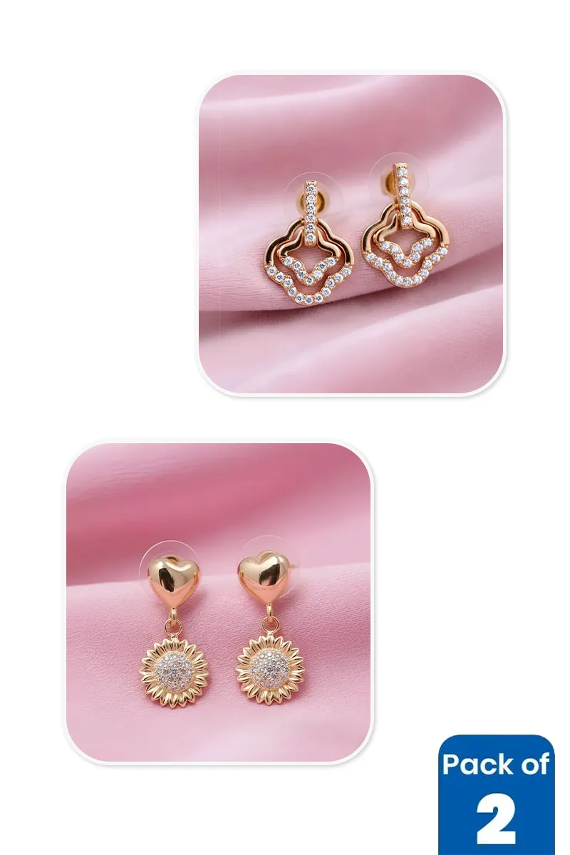 Earrings Combo JWCOMBO0200GOL