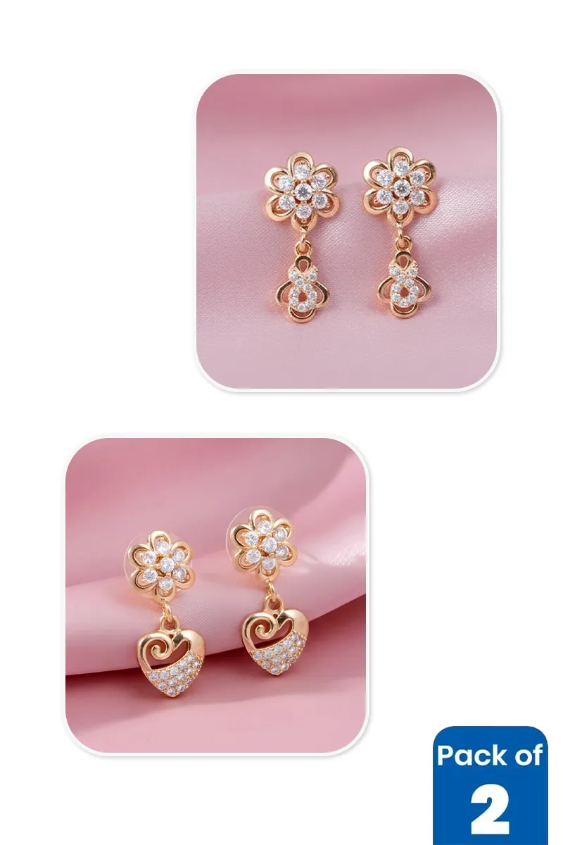 Earrings Combo JWCOMBO0205GOL