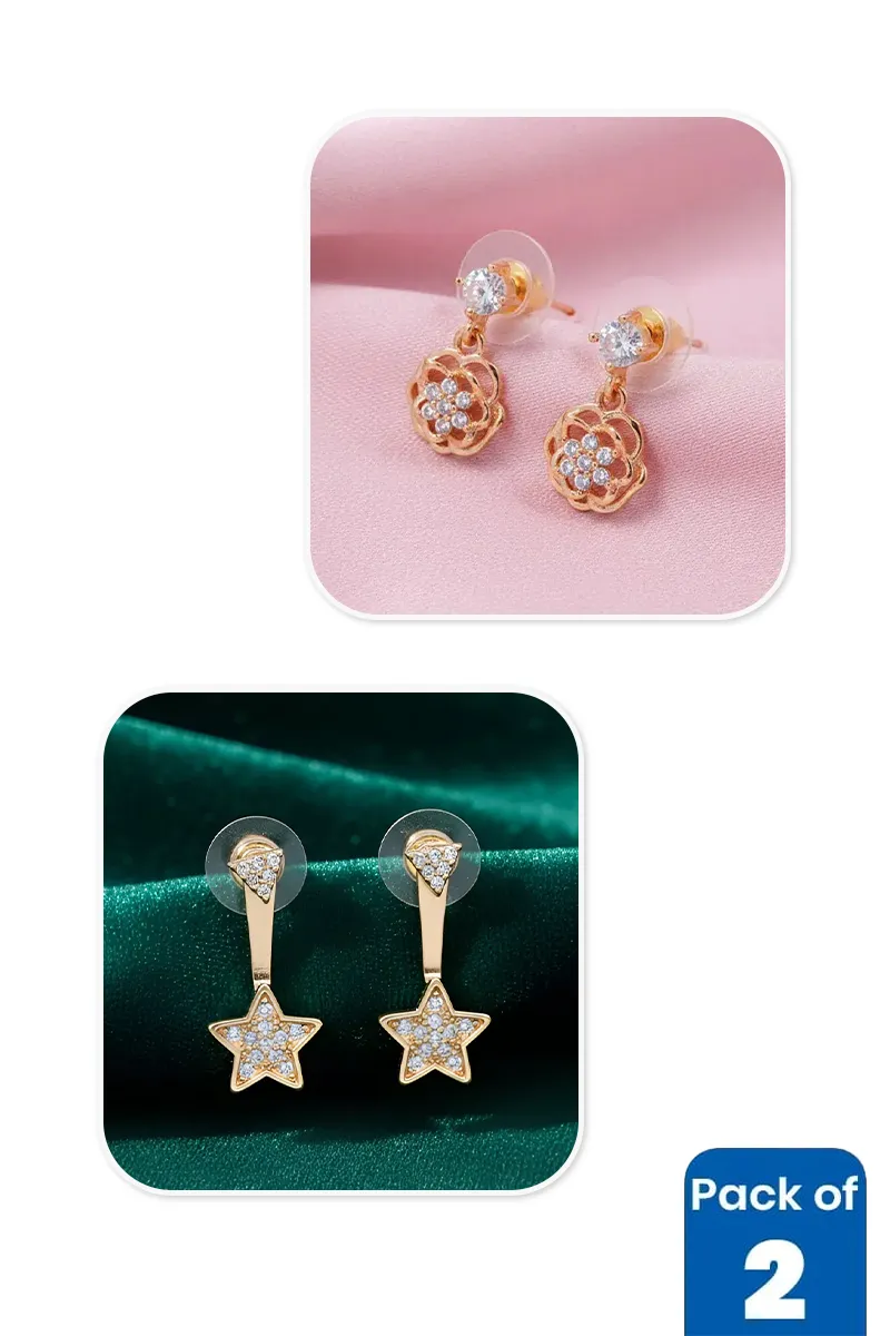 Earrings Combo JWCOMBO0206GOL