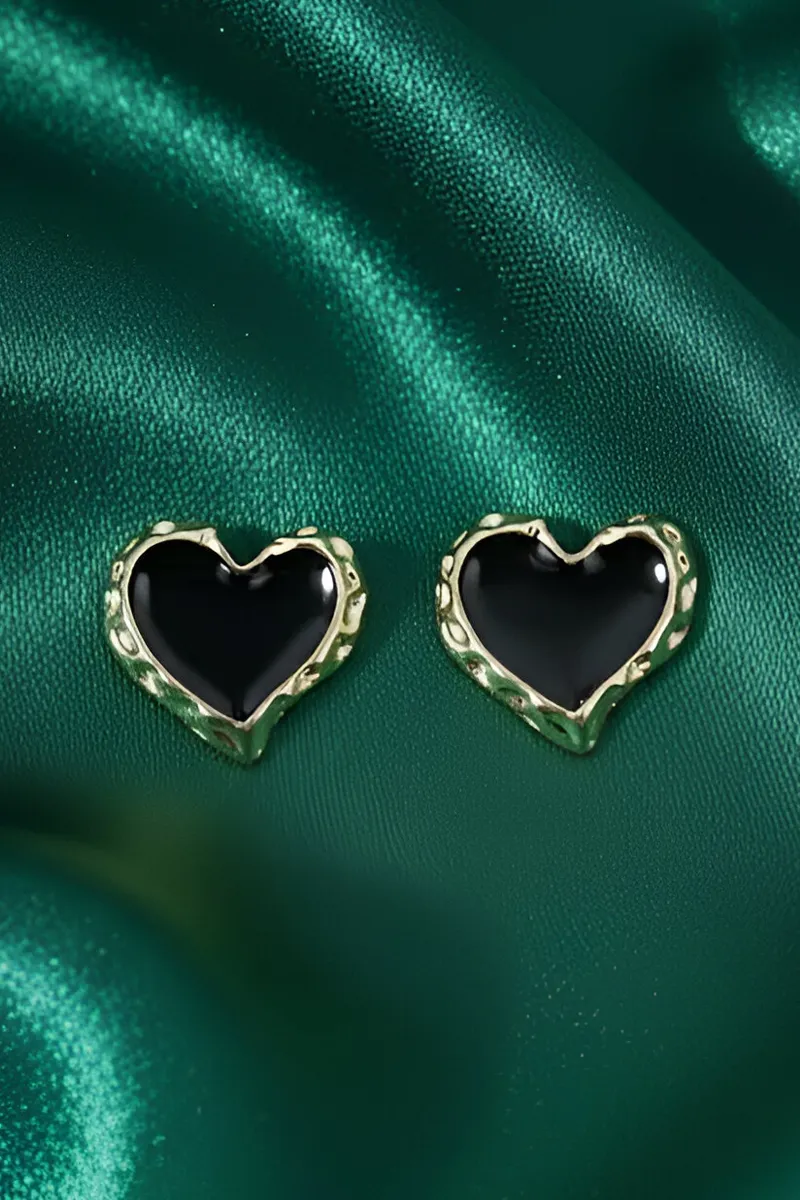 Heart Shape Stud Earrings for Girls JWE0000016BLA