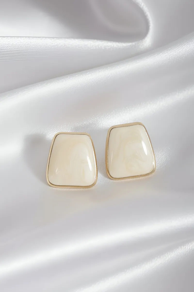 Square Shape Drop Earrings for Girls JWE0000026YEL