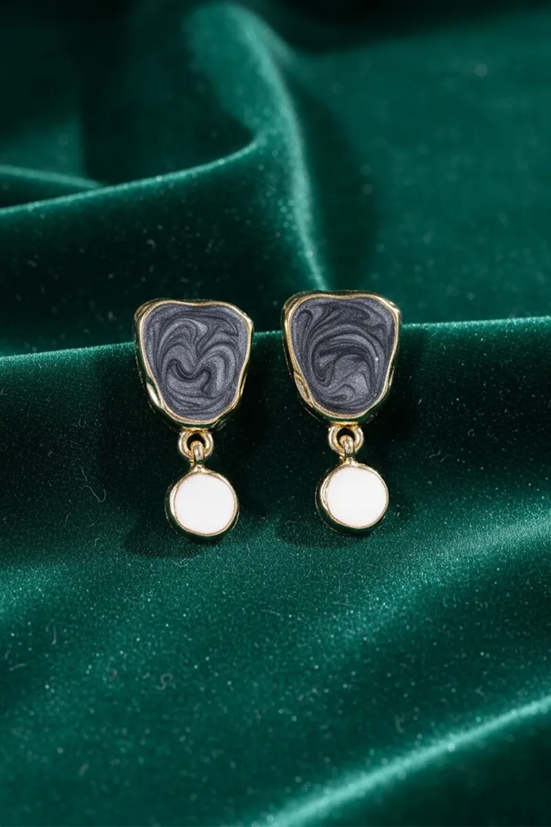 Geometric Design Dangle Earrings for Girls JWE0000031DARGRE