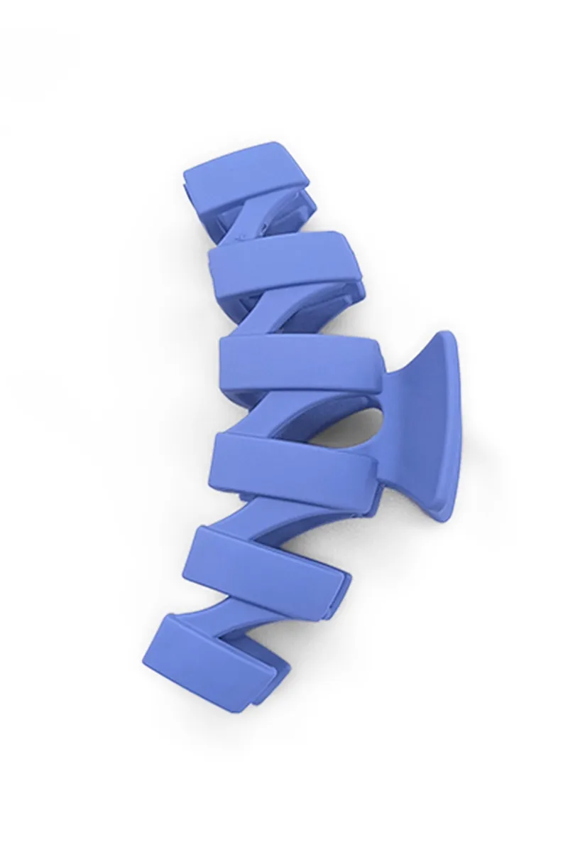 Zigzag Hair Claw Clip for Girls & Women - Large JWH000009BLU