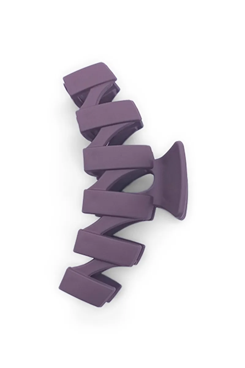 Zigzag Hair Claw Clip for Girls & Women - Large JWH000009BRO