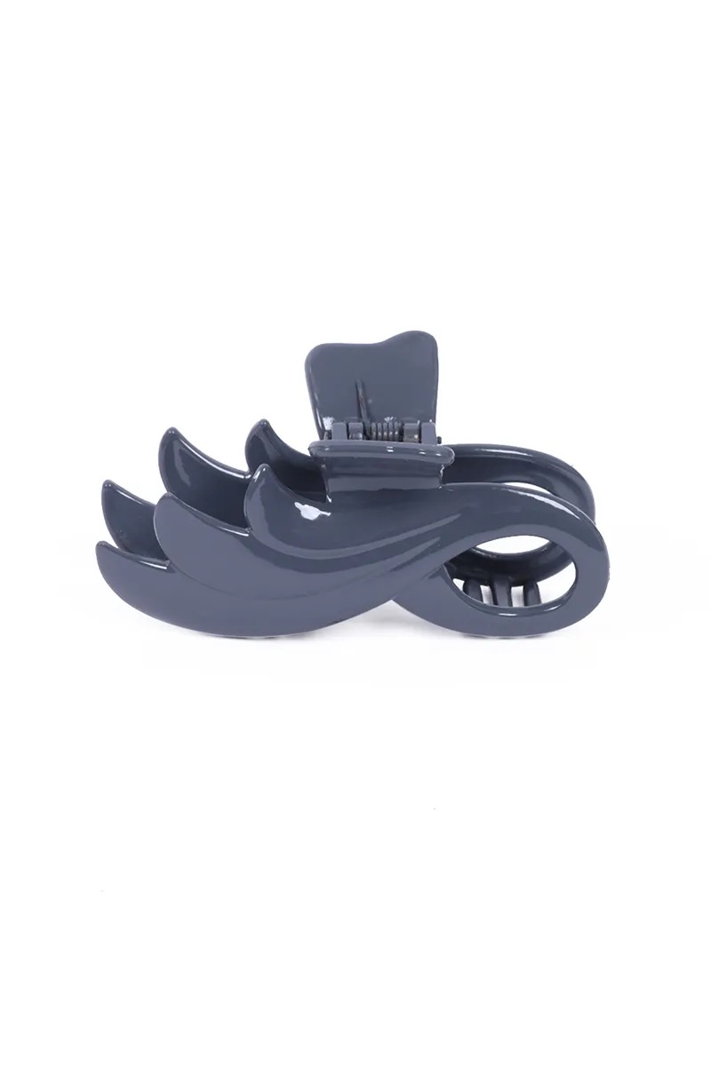 Curved Wing Design Hair Claw Clip for Women - Medium JWH000017GRE2
