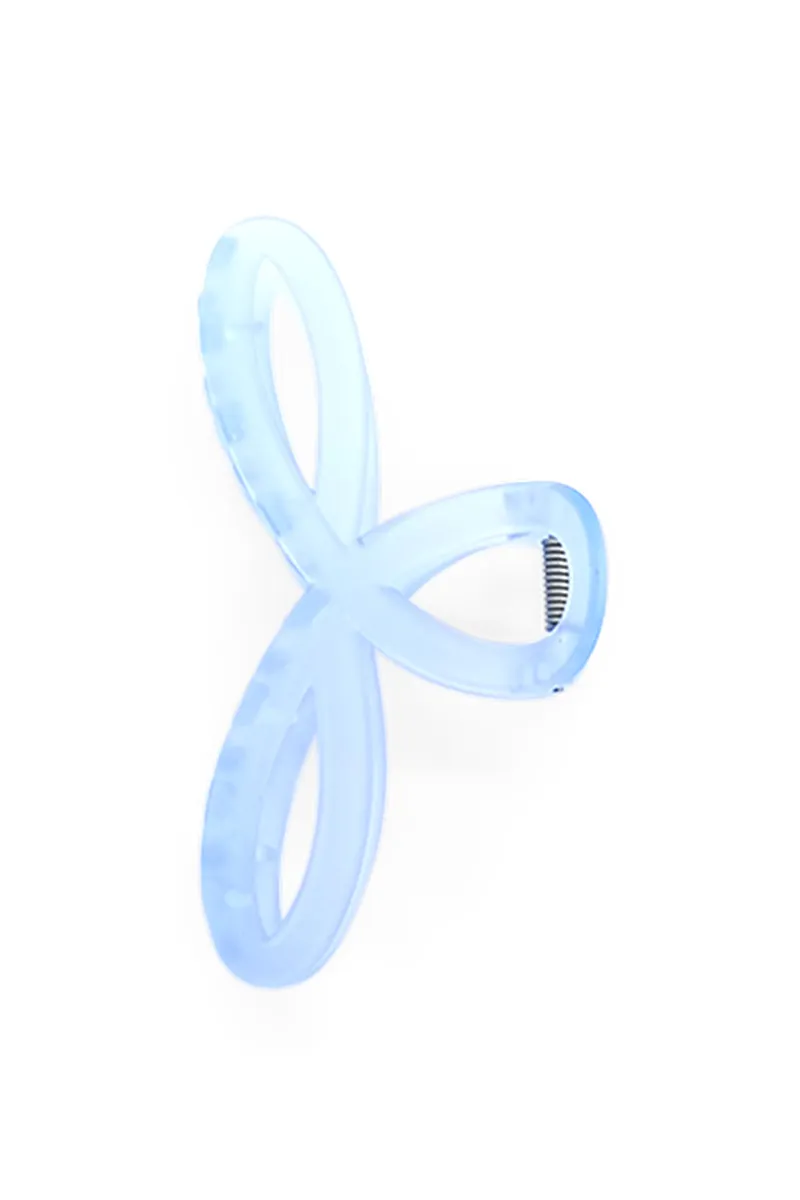 Infinity Shape Hair Claw Clip for Women - Large JWH000026BLU