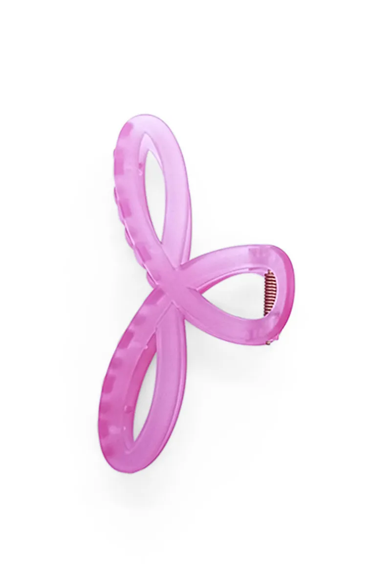 Infinity Shape Hair Claw Clip for Women - Large JWH000026PIN