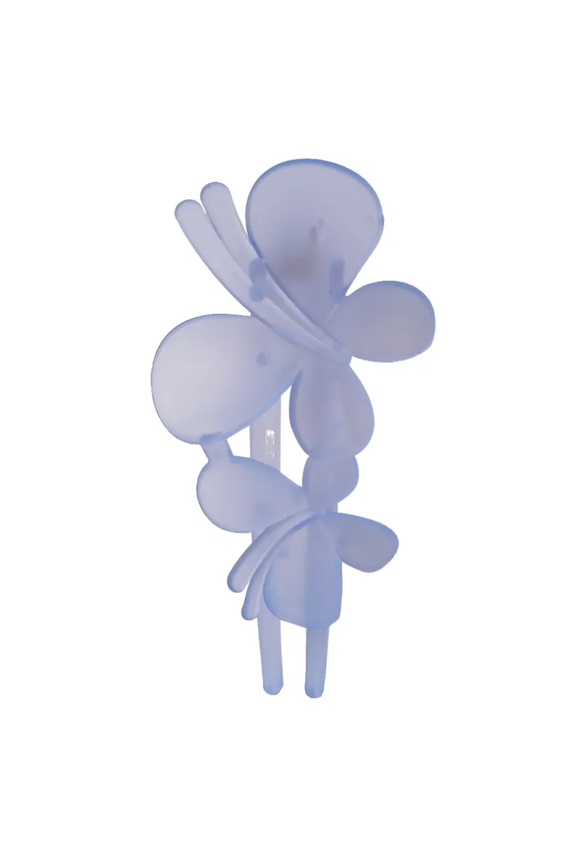 Dual Butterfly Alligator Hair Claw Clip for Girls & Women JWH000028BLU