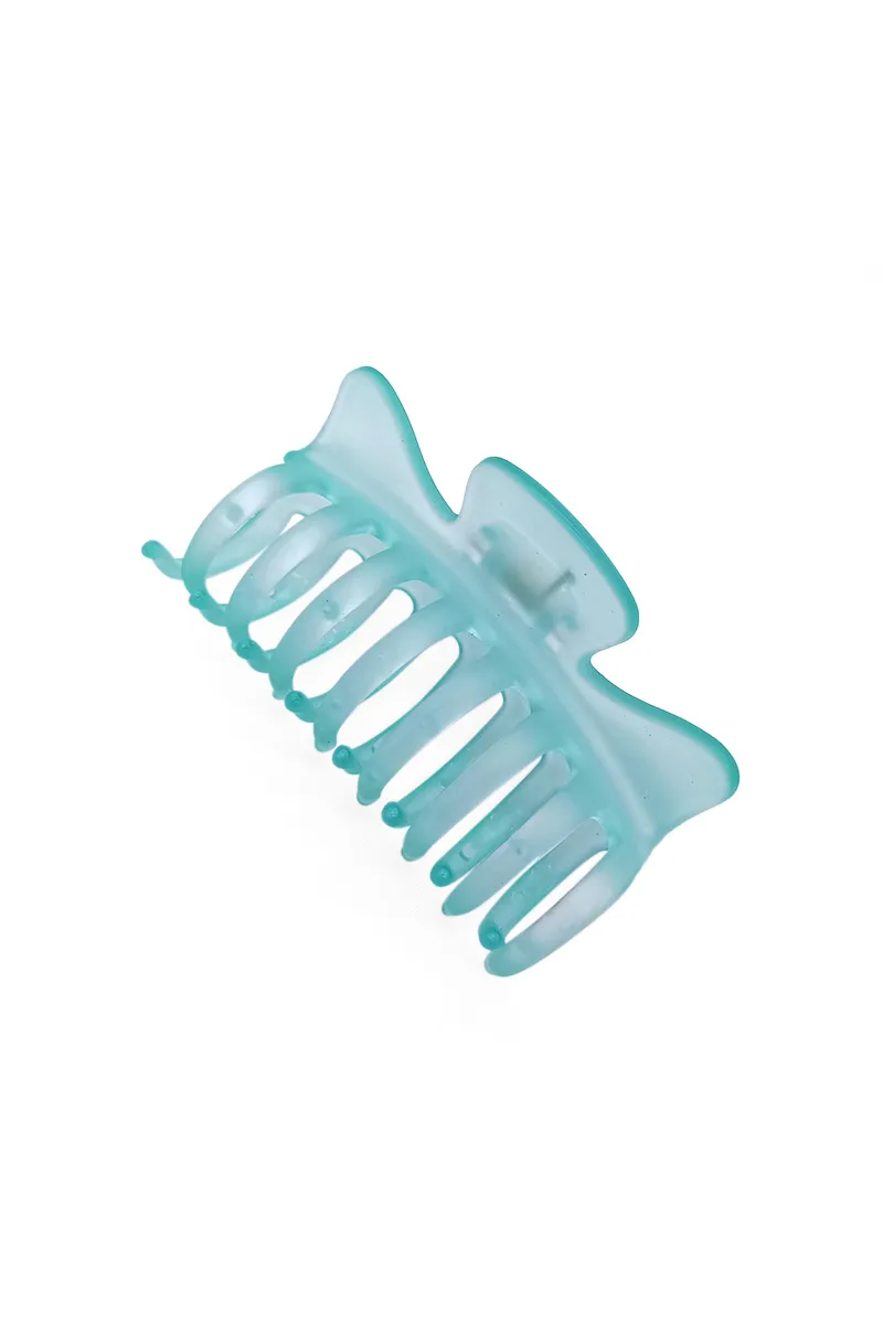 Matte Wide-Tooth Hair Claw Clip for Women - Medium JWH000030GRE