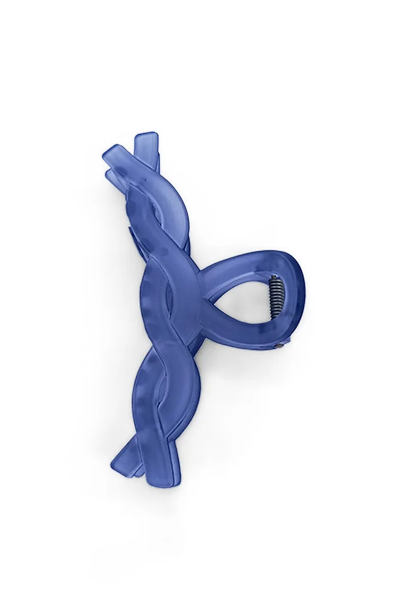 Twist-Design Hair Claw Clip for Girls & Women - Medium JWH000032GRE2