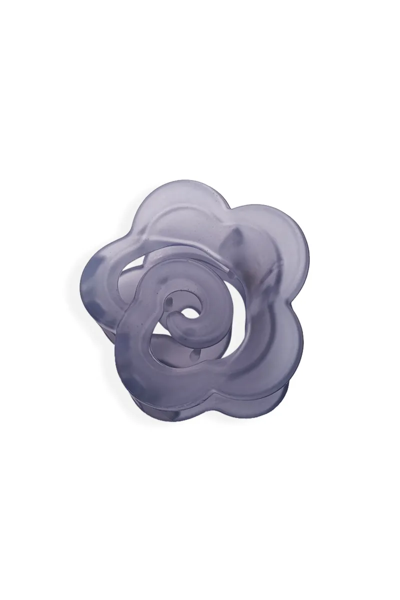 Floral Hair Claw Clip for Girls & Women - Small