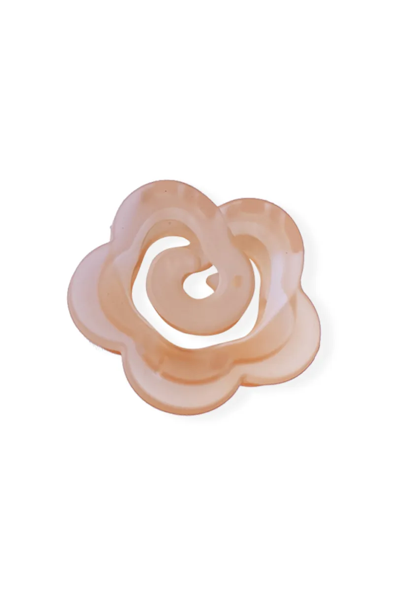 Floral Hair Claw Clip for Girls & Women - Small JWH000033ORA