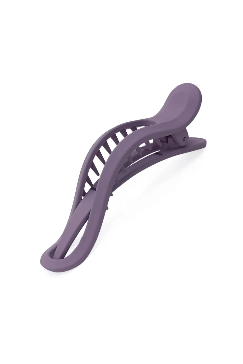 Wave-Design Alligator Hair Claw Clip for Girls & Women - Medium JWH000035MAU