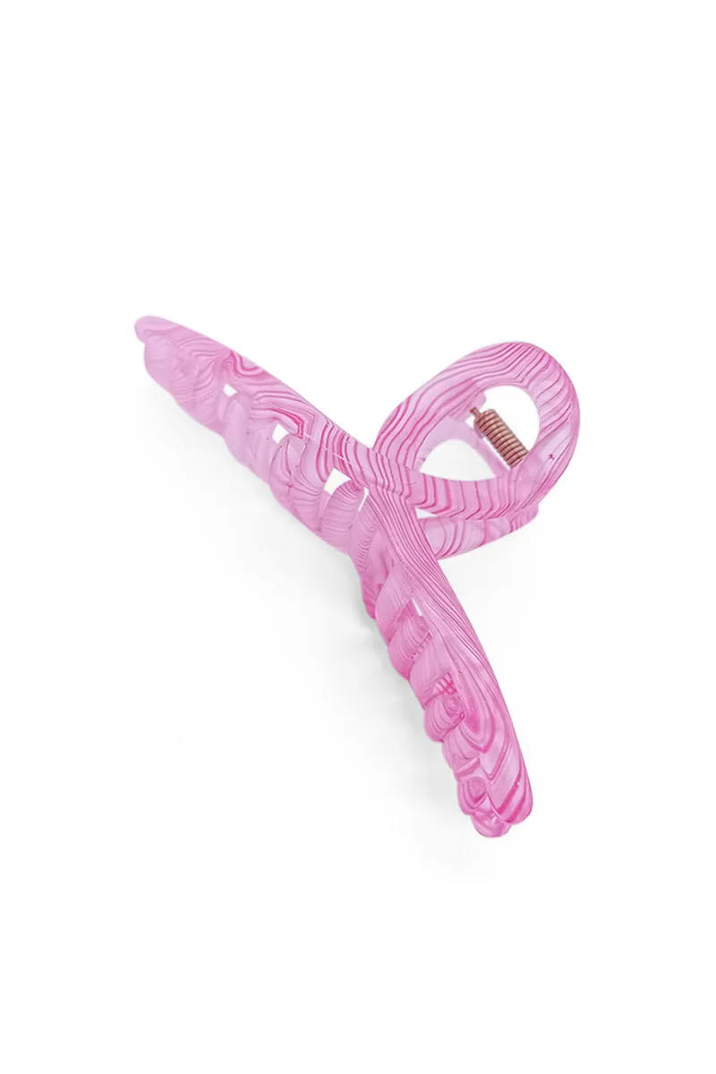 Marble Pattern Hair Claw Clip for Women - Medium JWH000036PIN