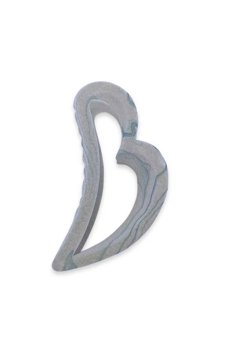 Heart Design Hair Claw Clip for Girls & Women - Small JWH000039GRE