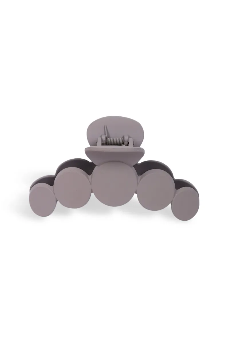 Matte Round Hair Claw Clip for Women - Large JWH000042GRE2