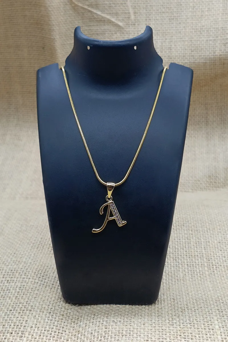 A Letter Pendent Chain for Women & Girls