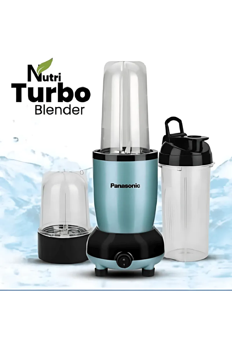 Panasonic NutriTurbo 350 W Personal Blender with 3 Jars (Assorted)