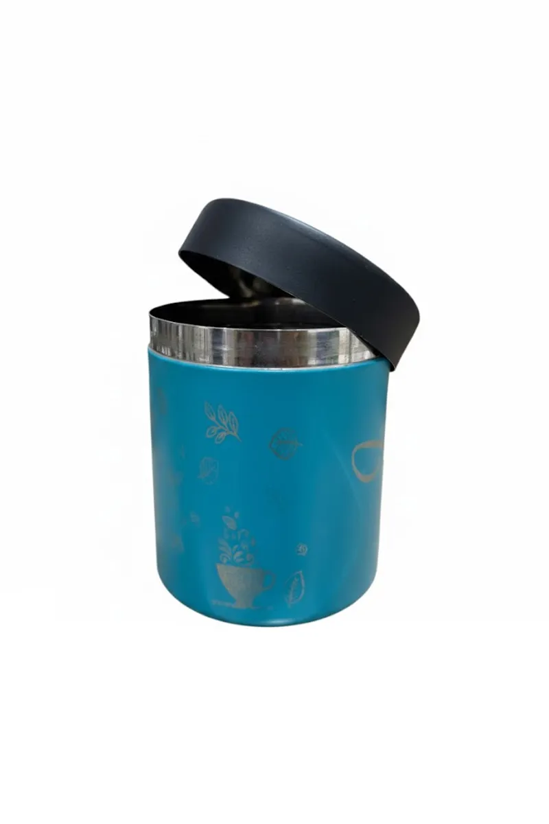 Plastic & Stainless Steel Tea Container - 1 Pc