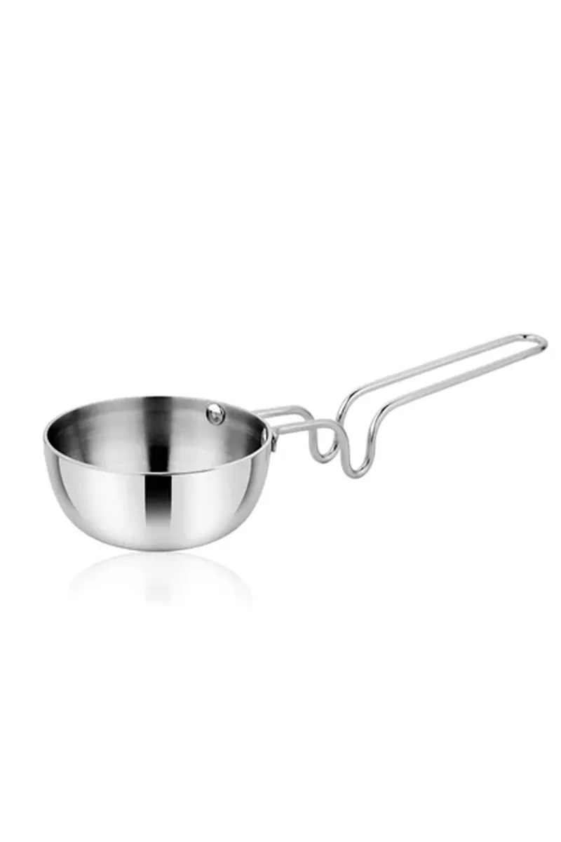 Stainless Steel & Aluminium Tadka Pan, Silver - 1pc - PORUR POHK1030TADPAN