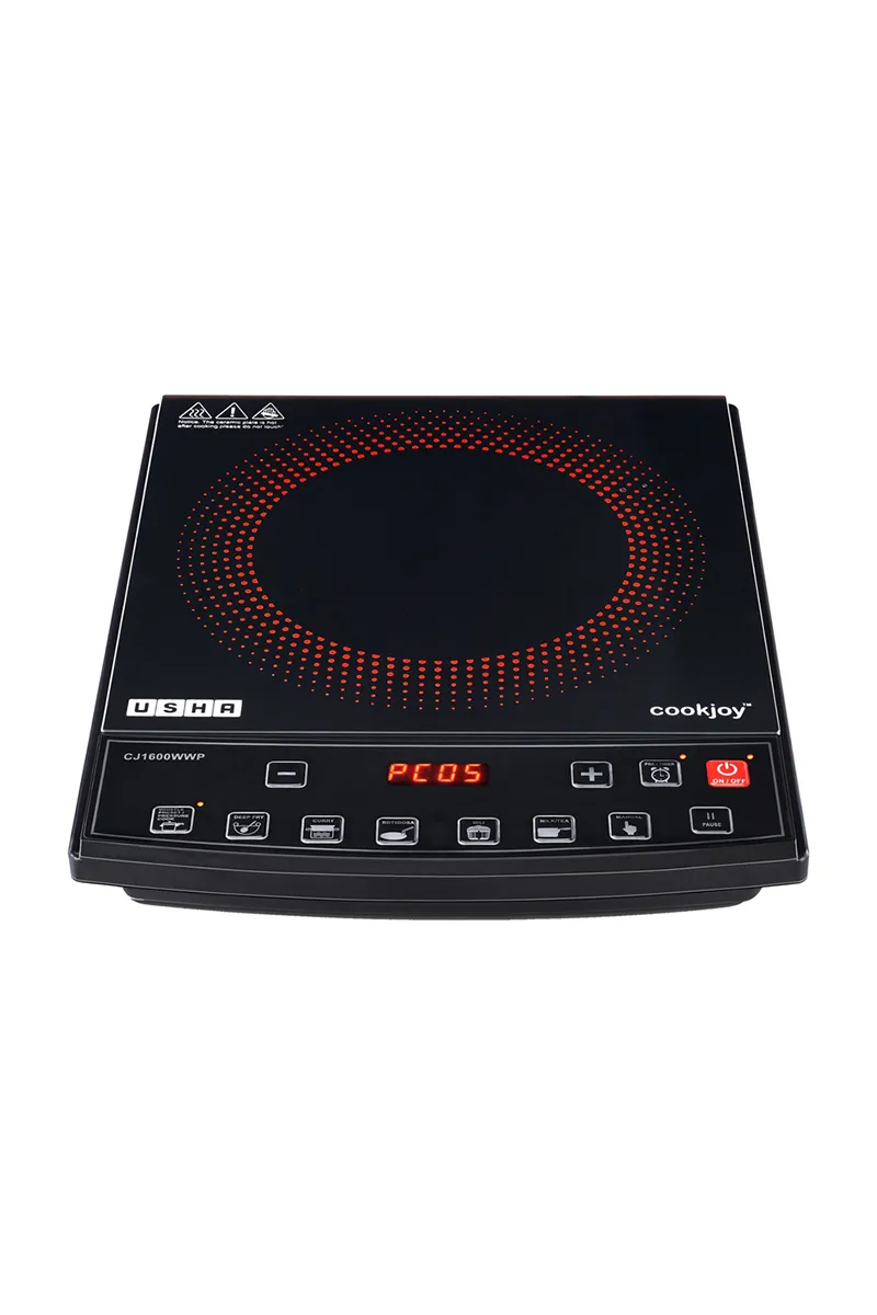 Usha CJ1600WWP 1600 W Induction Cooktop (Assorted)