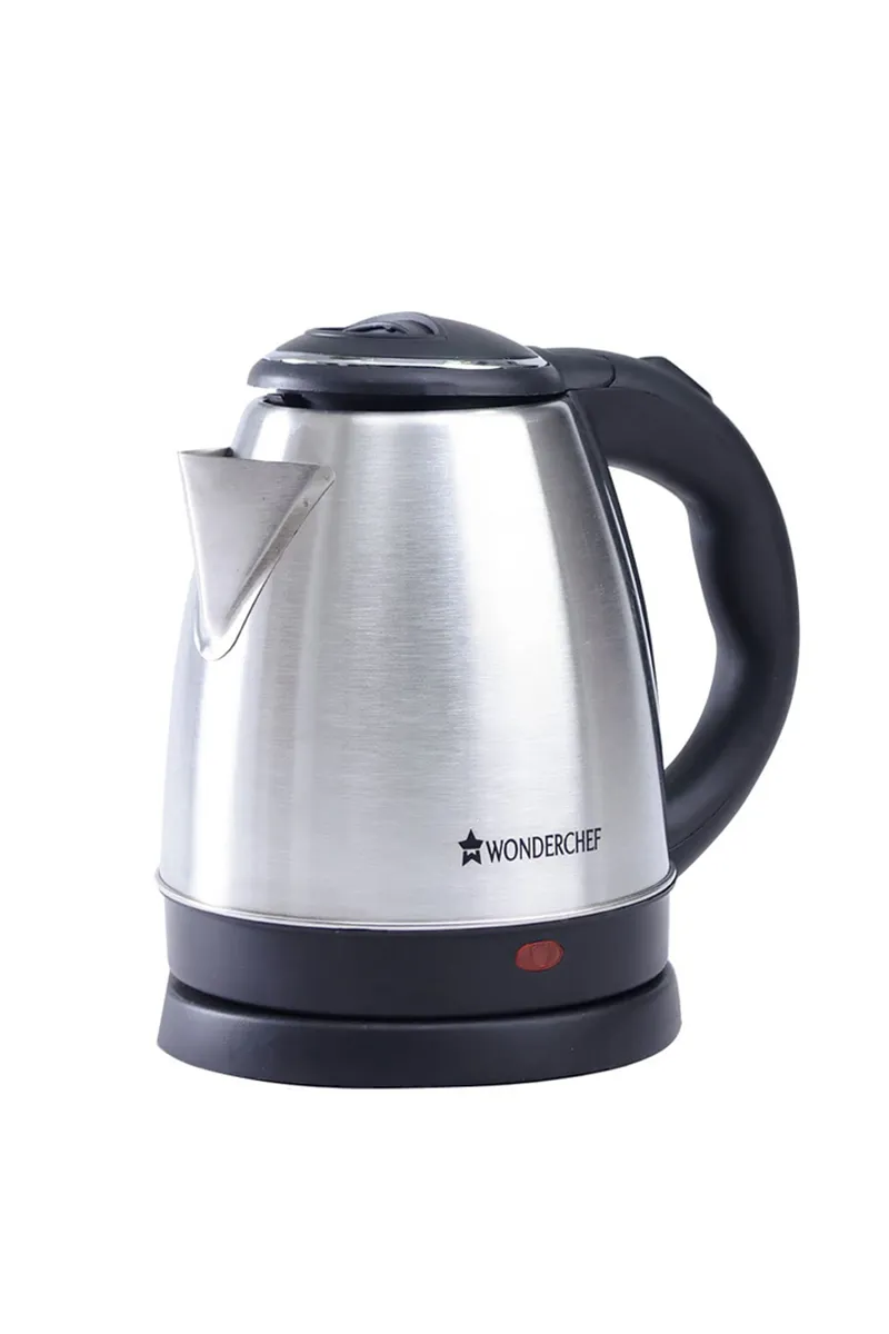 Wonderchef Crescent 1.5 Ltr Stainless Steel Electric Kettle (Assorted)