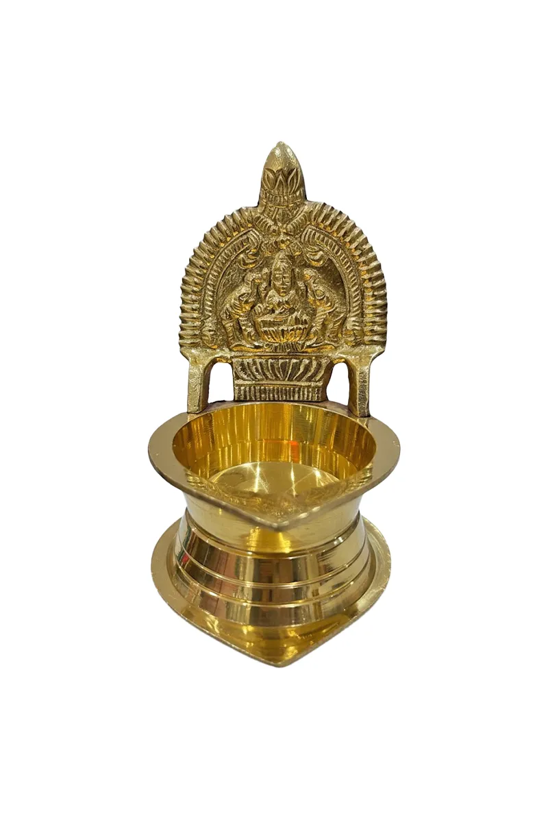 Brass Kamatchi Vilakku - Small